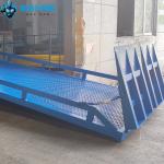 10T-10M Customized Blue Loading And Unloading Goods Hydraulic Dock Ramp