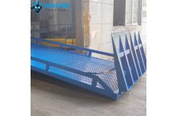 China 10T-10M Customized Blue Loading And Unloading Goods Hydraulic Dock Ramp supplier