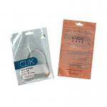 Glossy Clear Plastic Ziplock Pouch Bag For Mobile Phone Case And USB Cables Packaging for sale