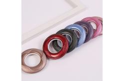 China Nickel Free Plastic Drape Sliding Eyelet Curtain Rings supplier