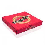 Recycling Pizza Boxes Eco-Friendly Customizable Fast Food Packaging Free Design for sale
