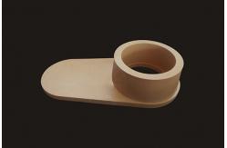China 1770C - 2700C Zirconium Oxide Ceramics Sliding Gate Plate Inserts supplier