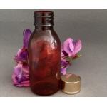 China 100ml Polyester Embossing Liquid Medicine Bottle With Scale manufacturer