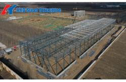 China Engineer Guidance On Site Iron Steel Structure Building Construction Single Slop Method supplier