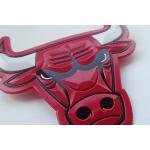 Washable Red TPU Leather Iron On Custom Clothing Patches for sale