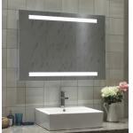 Hotel Custom Illuminated Bathroom Mirrors Safety Wall Mount Moisture Resistant for sale