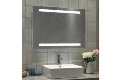 China Hotel Custom Illuminated Bathroom Mirrors Safety Wall Mount Moisture Resistant supplier