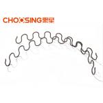 8 Ga Silver Sinuous Nosag Springs , 20  Length D Arch Oil - Tempered Sofa Replacement Springs for sale