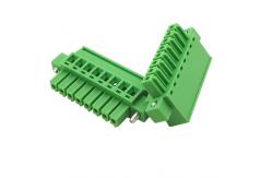 China 3.5MM 3.81MM Pitch Plug In Terminal Block 300V 8A HQ15EDGKBM supplier