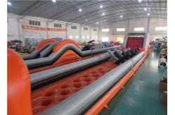 China Anti - Ruptured Inflatable Obstacle Challenges , Blow Up Off - Road Car Obstacle Course supplier