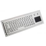 Waterproof Keyboard with Mouse Touchpad Stainless Steel for Kiosk for sale