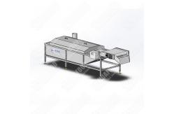 China Stainless steel Meat Seafood Vegetable Fruit Blanching and pre-cooking line supplier