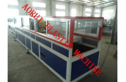 China WPC Chair Profile Plastic Extrusion Line , Bench Profile Machine supplier
