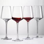 Retro Clear Crystal Red White Wine Glasses With Stem For Drinking Gifts for sale