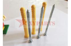 China Concrete Wall Plastic Insulation Plug Anchor With Hexagon Tapping Screw supplier