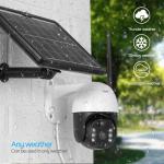 Security System 4G Solar Outdoor Camera Waterproof IP66 Camera For Backyard for sale