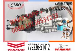 China Fuel Injection Pump 729236-51412 For Yanmar 3TNV88 Engine Injector Pump supplier