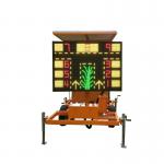 Truck Van Trailer VMS Road Signs Mobile LED Traffic Message Board for sale