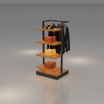 Convenient Display Rack for Garment and Shoes Stores for sale