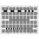 10000Lux 800W Multi Burst Test Chart Sineimage YE0199 for sale