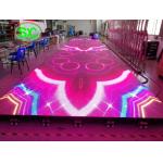 SMD3528 P3.91 P4.81 Led Stage Interactive Panel 4500cd/sqm for sale