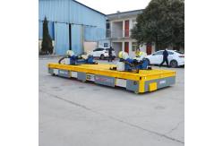 China Height 60cm Warehouse Transfer Cart , 12T Omnidirectional Industrial Transfer Trolley supplier