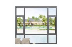 China Horizontal Opening Pattern Broken Bridge Aluminum Window Waterproof Fireproof supplier