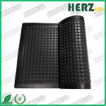 Weight 1.8 / 3kg ESD Rubber Mat / Anti Fatigue Floor Mats Surface Resistance 10e3-10e9 Ohm for sale