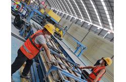 China PLC Controlled Wet Cast Machinery Veneer Artificial Stone Making Manufacture Line supplier
