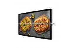 China Full HD Indoor Advertising Screen Wall Hanging Black Colour TFT 1920*1080 supplier