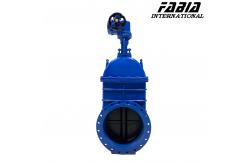 China Cast Iron Soft Seal Flange Elastic Seat Switch Valve Hand Electric Gate Valve supplier
