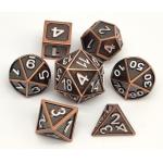 Multipurpose Small Metal Dice , Odorless Mini Polyhedral Dice Set for sale