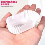 Rk Bakeware Oval Paper Baking Mold Boat Shaped Cake Cup For Industrial Automatic Lines for sale