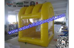 China Yellow Inflatable Cash Cube For Play Center / Advertising Inflatable Cash Game supplier
