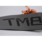 Wide Double Sided Logo Jacquard Elastic Band For Garments Custom 40mm