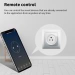 US Plug Wifi Smart Wall Socket Home Automation Zigbee Wireless Outdoor Socket