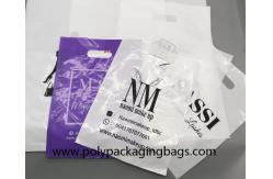 China Gravure Printing 60 Micron Patch Handle Plastic Bags supplier