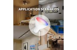 China 10W Adjustable Smart Wifi LED Bulb Aluminum PC Voice Control LED Lights supplier