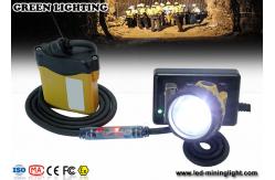 China LED mining headlamp safety cap lamp , super brightness 25000lux IP68 supplier
