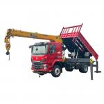 Factory DFAC DongFeng  Dump Truck Mounted With Crane for sale