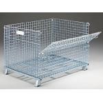 Collapsible Folding Durable 2 X 2 Collapsible Wire Mesh Container With Lid for sale
