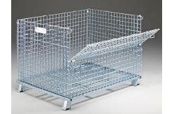 China Collapsible Folding Durable 2 X 2 Collapsible Wire Mesh Container With Lid supplier