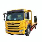 FAW 4x2 Large Plate Flatbed Transport Truck 10 Tons Platform Truck Euro 6 for sale
