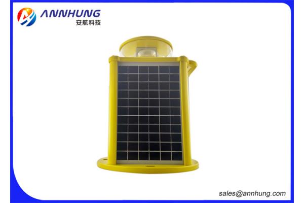 Red L864 Solar Aviation Obstruction Light , Medium - Intensity Solar Airfield Lighting