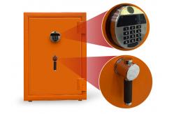 China Leather-Covered Fireproof Jewelry Safe Limited Edition with Watch Winder supplier