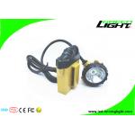 25000lux Super Bright Rechargeable LED Miners Lamp 10.4Ah SAMSUNG Battery IP68 3W Waterproof Headlamp for sale