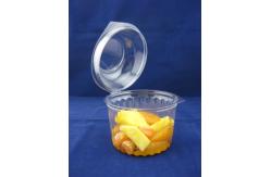 China Salad Clamshell Packaging Plastic Food Storage Container 17oz supplier