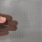 Weave Aluminium Security Screen Mesh PVDF Coated for sale