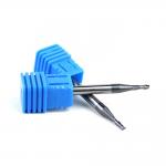 Tungsten Cobalt Alloy HRC50 Flat Carbide End Mill CNC Milling Machine 2 Flutes for sale