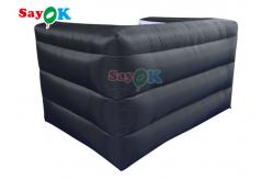 China 2.4x10.3x1.05m White Inflatable Pub Bar For Party Events supplier